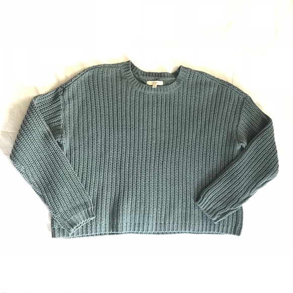 La Hearts Sweaters - LA Hearts Green/Blue Sweater